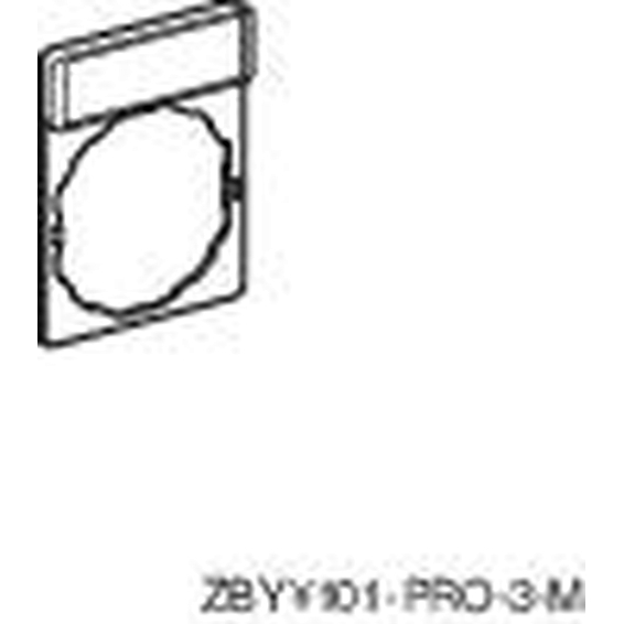 ZBY2101 Schneider Electric ЭТИКЕТКА БЕЗ ТЕКСТА