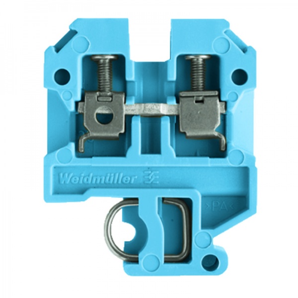 0279680000 WEIDMULLER Проходная клеммная колодка, Винтовое соединение, 2.5 mm², 800 V, 24 A, Количество соединений: 2