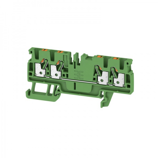 1521770000 WEIDMULLER Проходная клеммная колодка, PUSH IN, 2.5 mm², 800 V, 24 A, Количество соединений: 4