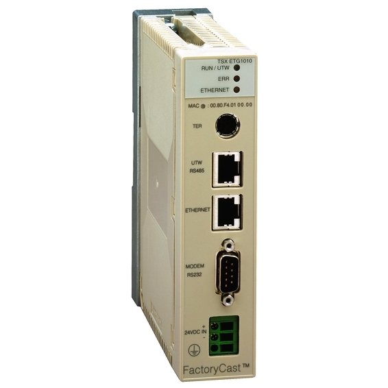 TSXETG1010 Schneider Electric ИНТЕЛЛЕКТУАЛЬНЫЙ ШЛЮЗ UNITELWAY <-> ETHERNET С WEB-СЕРВЕРОМ