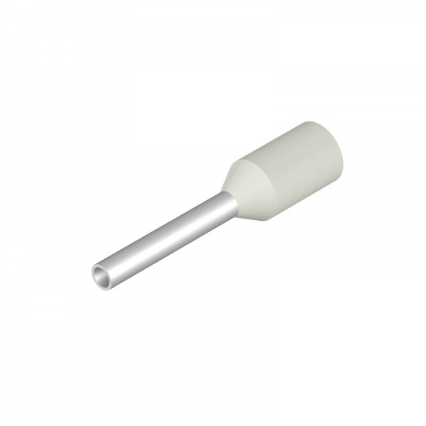 9004280000 WEIDMULLER Кабельный наконечник, изолированный, 0.5 mm², Длина зачистки изоляции: 10 mm, белый
