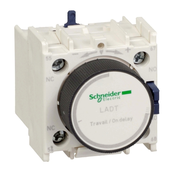 LADR4 Schneider Electric ДОПОЛНИТЕЛЬНЫЙ КОНТАКТНЫЙ БЛОК C ВЫДЕРЖКОЙ ВРЕМЕНИ НА ОТКЛЮЧЕНИЕ 10…180C