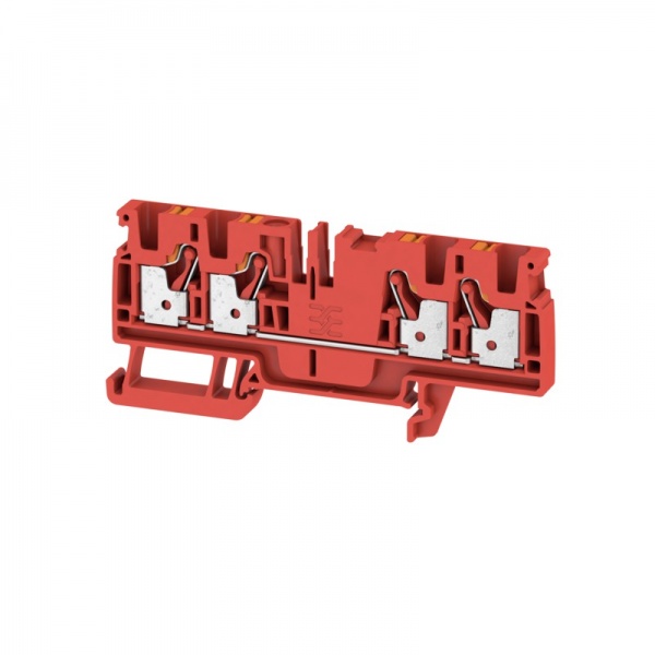 2051530000 WEIDMULLER Проходная клеммная колодка, PUSH IN, 4 mm², 800 V, 32 A, Количество соединений: 4