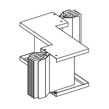 KTC2500ZP4 Schneider Electric Z-ОБРАЗНАЯ СЕКЦИЯ УГЛОВАЯ ПЛАШМЯ, 3L+N+PE, Cu, 2500А