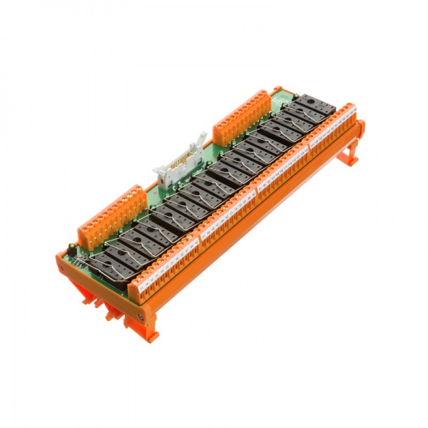 1448490000 WEIDMULLER Интерфейсный модуль с реле, RCL, LMFS 5,08 мм, PUSH IN, LMFS 5.08 + вставные разъемы по стандарту IEC 60603-13 / DIN 41651, 20-конт., 20-полюсная вилк