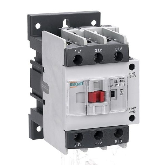 22128DEK DEKraft Контактор  КМ-103 3P 40А 400/220В AC 18.5кВт