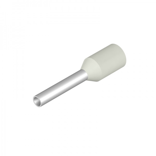 9005820000 WEIDMULLER Кабельный наконечник, изолированный, 0.75 mm², Длина зачистки изоляции: 10 mm, белый