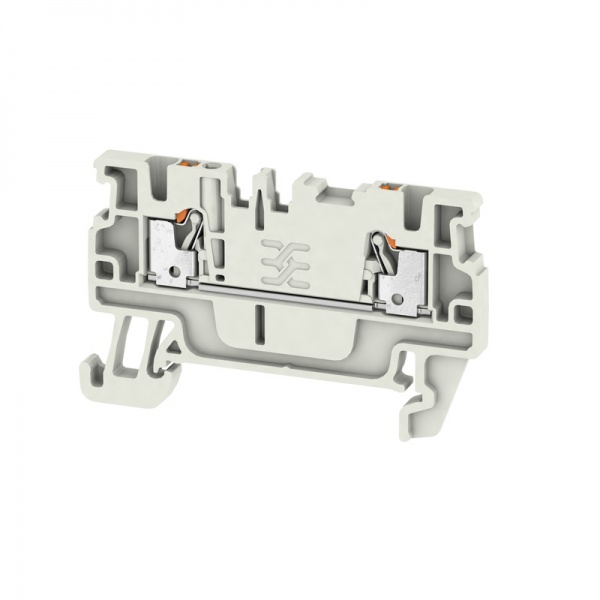 2508220000 WEIDMULLER Проходная клеммная колодка, PUSH IN, 1.5 mm², 500 V, 17.5 A, Количество соединений: 2