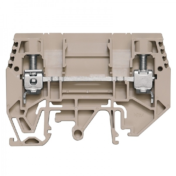 1934830000 WEIDMULLER Клемма для проведения проверок, Винтовое соединение, 6 mm², 630 V, 41 A, без, Поперечное разделение: без, встроенное испытательное гнездо: Нет, TS 32,