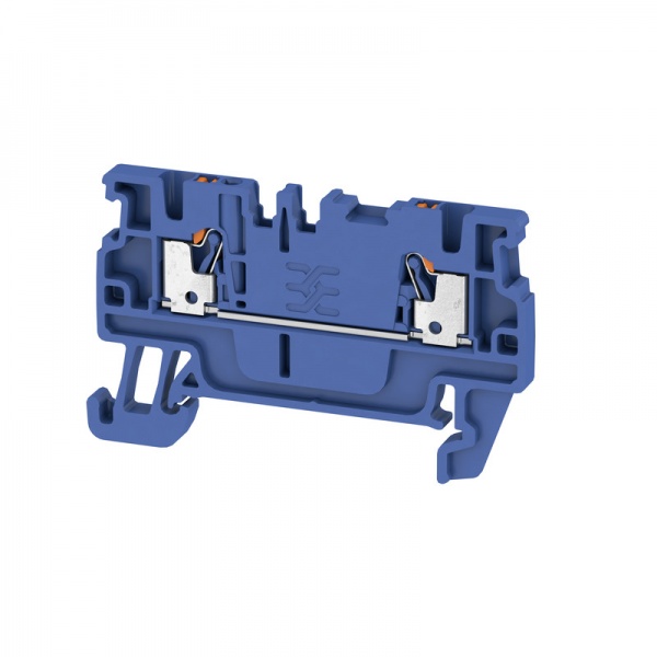 2508180000 WEIDMULLER Проходная клеммная колодка, PUSH IN, 1.5 mm², 500 V, 17.5 A, Количество соединений: 2