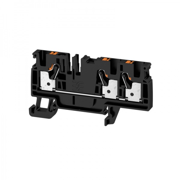 2051400000 WEIDMULLER Проходная клеммная колодка, PUSH IN, 4 mm², 800 V, 32 A, Количество соединений: 3