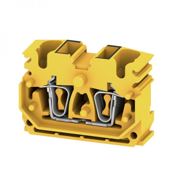 1704720000 WEIDMULLER Проходная клеммная колодка, Пружинное соединение, 2.5 mm², 800 V, 24 A, Количество соединений: 4