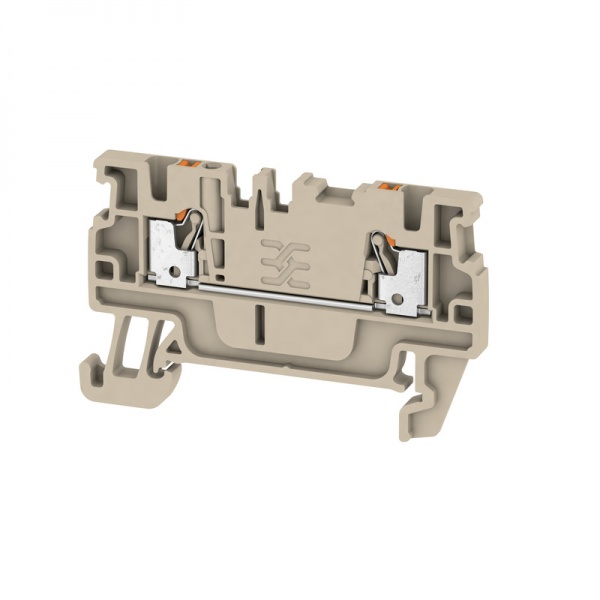 1552790000 WEIDMULLER Проходная клеммная колодка, PUSH IN, 1.5 mm², 500 V, 17.5 A, Количество соединений: 2