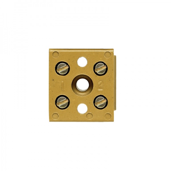 7906040000 WEIDMULLER Одно- и многоконтактная клеммная колодка, Винтовое соединение, 4 mm², 400 V, 32 A, Количество полюсов: 2, 22 mm, Умеренно желтый