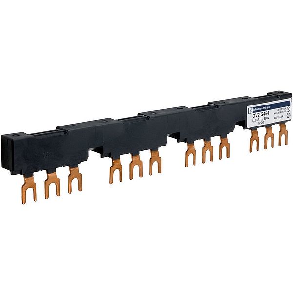 GV2G454 Schneider Electric КОМПЛЕКТ ТРЕХПОЛОСН.ШИН 63А 4Х54 ММ