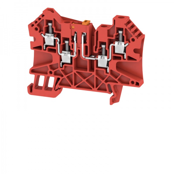 1361900000 WEIDMULLER Клемма для проведения проверок, Винтовое соединение, 4 mm², 500 V, 27 A, поворотный, Поперечное разделение: без, встроенное испытательное гнездо: Нет,