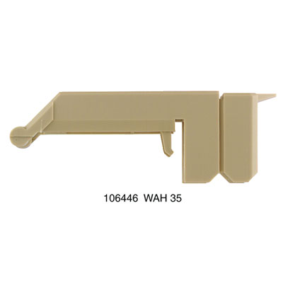 1064460000 WEIDMULLER Крышка клеммы, Полиамид 66, бежевый, Высота: 63.5 mm, Ширина: 26 mm, Глубина: 22.6 mm
