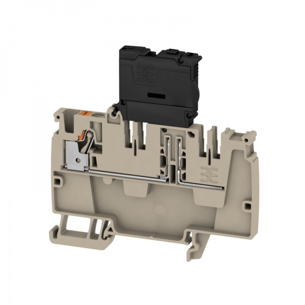 2581790000 WEIDMULLER Проходная клеммная колодка, PUSH IN, 4 mm², 250 V, 6.3 A, Количество соединений: 1