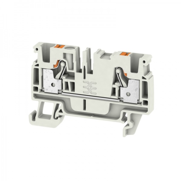 2051330000 WEIDMULLER Проходная клеммная колодка, PUSH IN, 4 mm², 800 V, 32 A, Количество соединений: 2