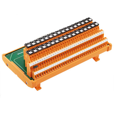9441570000 WEIDMULLER Интерфейсный модуль с реле, LP2N 5.08mm, Винтовое соединение, Соединительный разъем RSV 1,6, 36-полюсная розеточная часть, 2-проводной, Светодиодный и