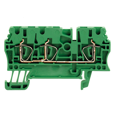 1683360000 WEIDMULLER Проходная клеммная колодка, Пружинное соединение, 2.5 mm², 800 V, 24 A, Количество соединений: 3