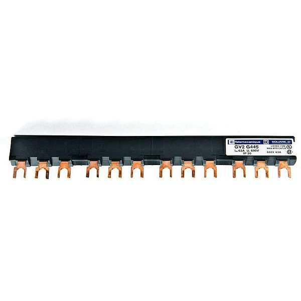 GV2G445 Schneider Electric КОМПЛЕКТ ТРЕХПОЛОСН.ШИН 63А 4Х45 ММ