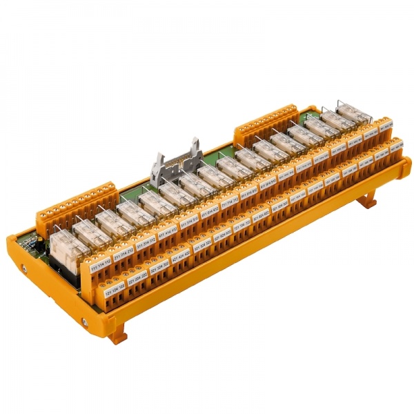 1449270000 WEIDMULLER Интерфейсный модуль с реле, RCL, LP2N 5.08mm, Винтовое соединение, LP 5.08 + вставной разъем по стандарту IEC 60603-13 / DIN 41651, 20-конт., 48 V DC