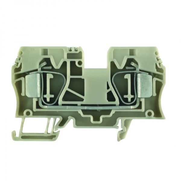 1746750000 WEIDMULLER Проходная клеммная колодка, Пружинное соединение, 10 mm², 1000 V, 57 A, Количество соединений: 2