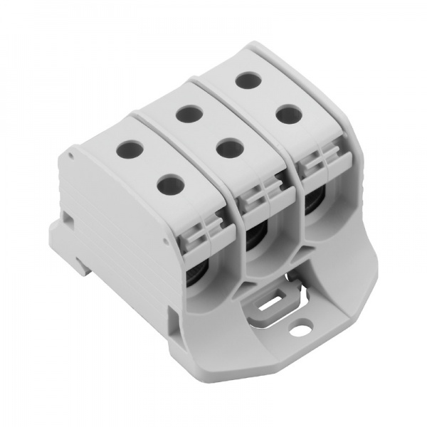 2502620000 WEIDMULLER Клемма распределителя потенциала, 50, 1000 V, 120 A, Количество полюсов: 3, Светло-серый
