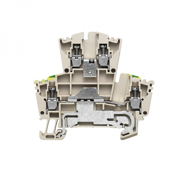 1036400000 WEIDMULLER Многоуровневая модульная клемма, Винтовое соединение, 2.5 mm², 400 V, 24 A, Количество уровней: 2, Темно-бежевый