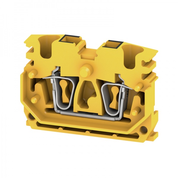 1704380000 WEIDMULLER Проходная клеммная колодка, Пружинное соединение, 2.5 mm², 800 V, 24 A, Количество соединений: 2