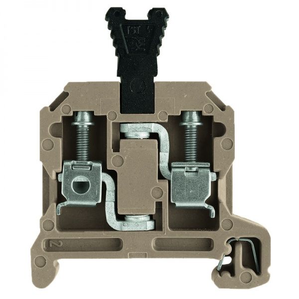 0357560000 WEIDMULLER Клемма для проведения проверок, Винтовое соединение, 4 mm², 400 V, 25 A, втычной, Поперечное разделение: без, встроенное испытательное гнездо: Нет, TS