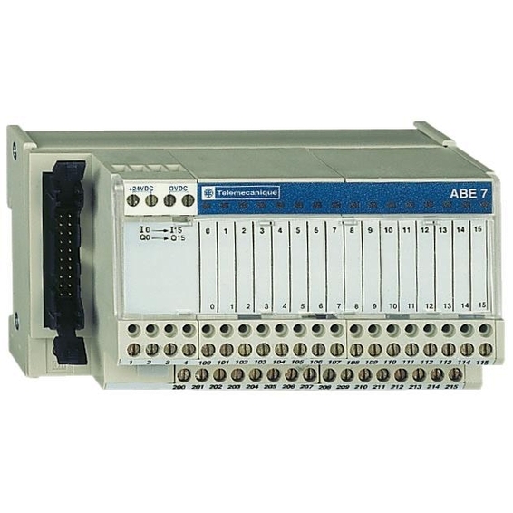ABE7H08R21 Schneider Electric TELEFAST БАЗА 8 КАНАЛОВ ВХ/ВЫХ, ИНДИКАЦИЯ СОСТ. КАНАЛА, ВЫБОР ПОЛЯРН. 0 ИЛИ 24В