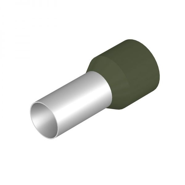 0444200000 WEIDMULLER Кабельный наконечник, изолированный, 50 mm², Длина зачистки изоляции: 26 mm, оливковый