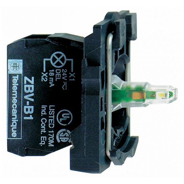 ZB5AVJ1 Schneider Electric КОРПУС СИГН. ЛАМПЫ, БЕЛЫЙ, ВСТР. LED, 12 В