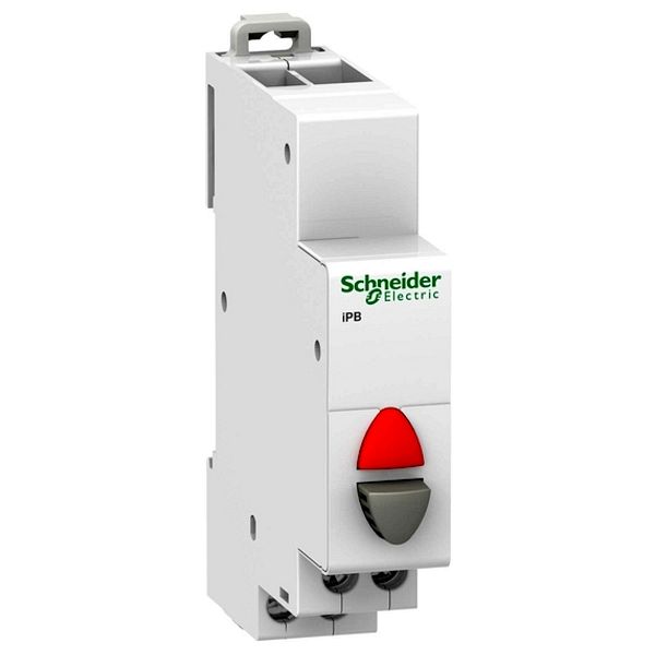 A9E18037 Schneider Electric КНОПКА УПР-Я iPB 1НЗ СЕР+КРАСН ИНДИК-Р (max 12)