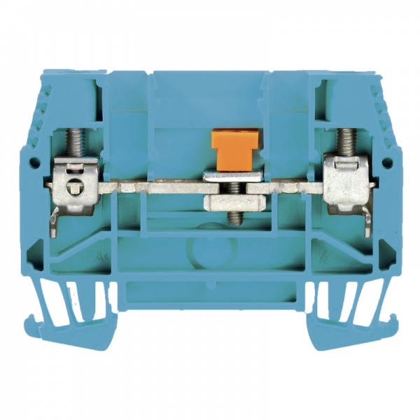 1016780000 WEIDMULLER Клемма для проведения проверок, Винтовое соединение, 6 mm², 630 V, 41 A, скользящий, Поперечное разделение: без, встроенное испытательное гнездо: Нет,