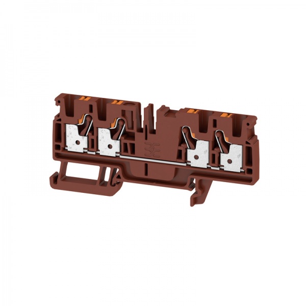 2534390000 WEIDMULLER Проходная клеммная колодка, PUSH IN, 4 mm², 800 V, 32 A, Количество соединений: 4