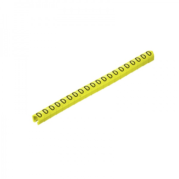 0648101514 WEIDMULLER Система кодирования кабелей, 3 - 4 mm, 5.5 mm, Напечатанные символы: Цифры, 4, ПВХ, мягкий, не содержит кадмия, желтый
