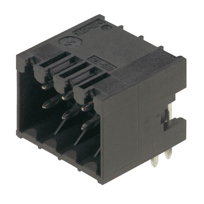 1045010000 WEIDMULLER Вставной разъем печатной платы (соединение с платой), 3.50 mm, Количество полюсов: 6, Угол вывода: 90°