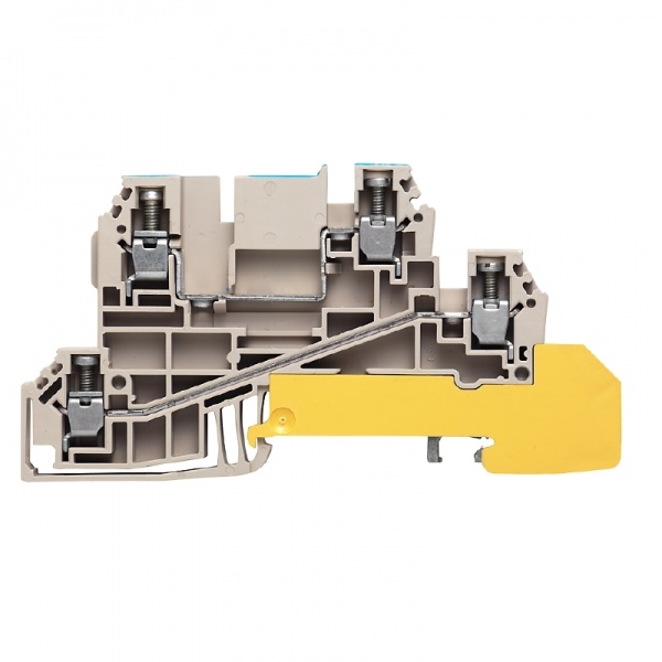 1029900000 WEIDMULLER Многоуровневая модульная клемма, Винтовое соединение, 2.5 mm², 400 V, 24 A, Количество уровней: 3, Темно-бежевый
