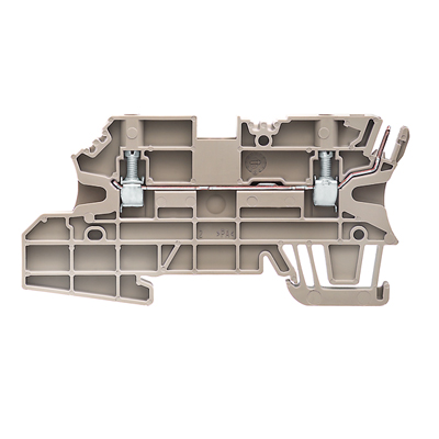 1143050000 WEIDMULLER Проходная клеммная колодка, Винтовое соединение, 2.5 mm², 250 V, 24 A, Количество соединений: 3