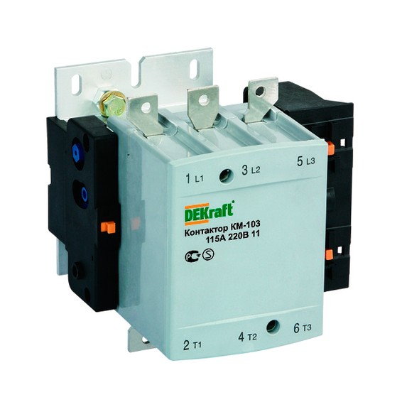 22152DEK DEKraft Контактор  КМ-103 3P 150А 400/220В AC 75кВт
