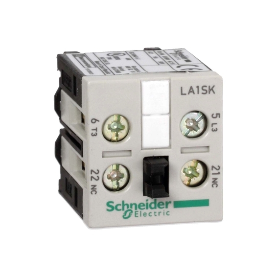 LA1SK10 Schneider Electric ДОБАВОЧНЫЙ БЛОК КОНТАКТОВ ДЛЯ ТРЕХФАЗНЫХ ЦЕПЕЙ 1П + 1НО