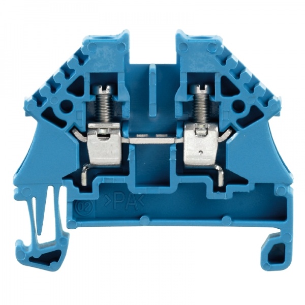 1042680000 WEIDMULLER Проходная клеммная колодка, Винтовое соединение, 4 mm², 500 V, 32 A, Количество соединений: 2