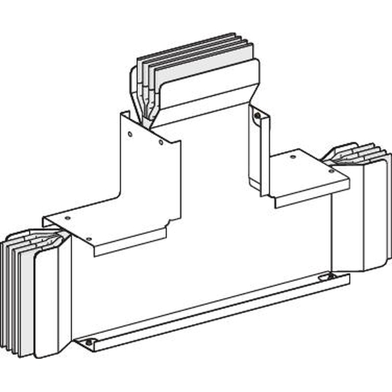 KTA2500TC3 Schneider Electric СЕКЦИЯ ТРОЙНИКОВАЯ НА РЕБРО, 3L+PE, Al, 2500А
