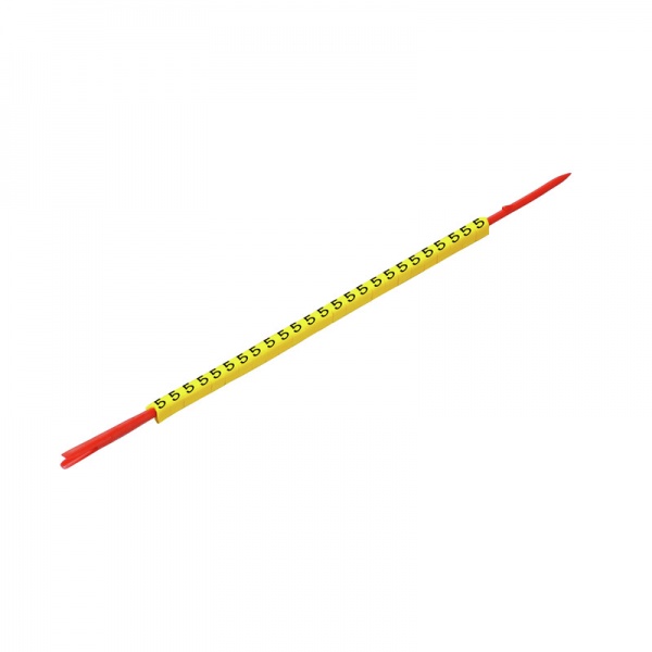 0560001666 WEIDMULLER Сердечник для монтажа маркировки, 1.3 - 3 mm, 3.4 mm, Напечатанные символы: Буквы, прописные, O, желтый