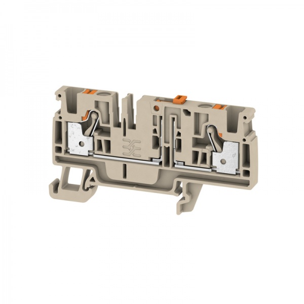 2429850000 WEIDMULLER Клемма для проведения проверок, PUSH IN, 4 mm², 500 V, 24 A, поворотный, Поперечное разделение: без, встроенное испытательное гнездо: Да, TS 35, Темно