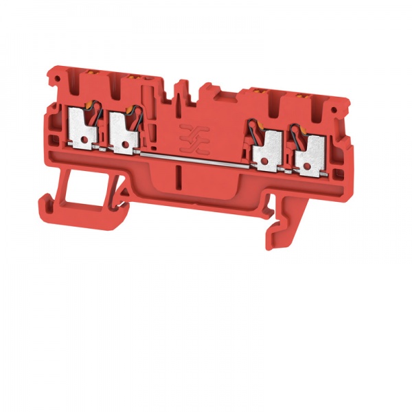 2534430000 WEIDMULLER Проходная клеммная колодка, PUSH IN, 1.5 mm², 500 V, 17.5 A, Количество соединений: 4