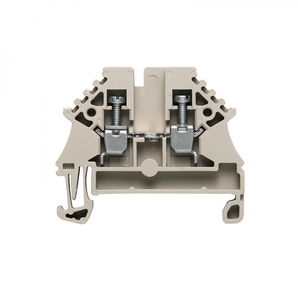 1023700000 WEIDMULLER Проходная клеммная колодка, Винтовое соединение, 2.5 mm², 500 V, 24 A, Количество соединений: 2